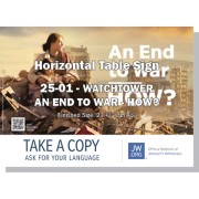 HPWP-25.1 - 2025 Edition 1 - Watchtower - "An End to War - How?" - Table
